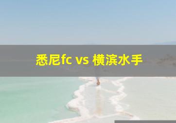 悉尼fc vs 横滨水手